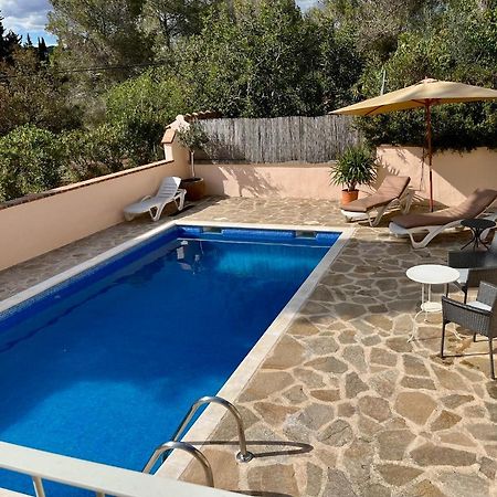 Apartment In Country House With Views And Pool Vespellá Eksteriør billede