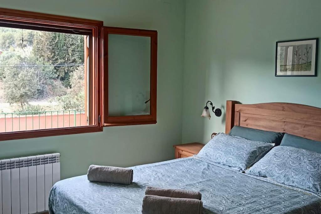 Apartment In Country House With Views And Pool Vespellá Eksteriør billede